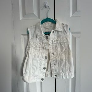 Girls denim vest